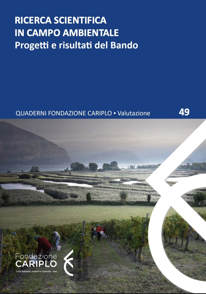 RICERCA SCIENTIFICA IN CAMPO AMBIENTALE Progetti e risultati del Bando – Quaderno n.49